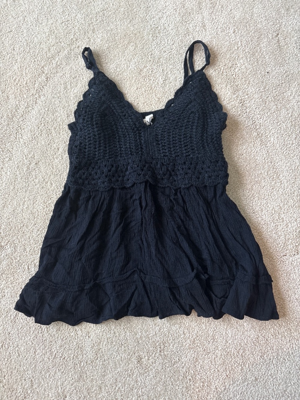 Blush flowy summer tank top size small